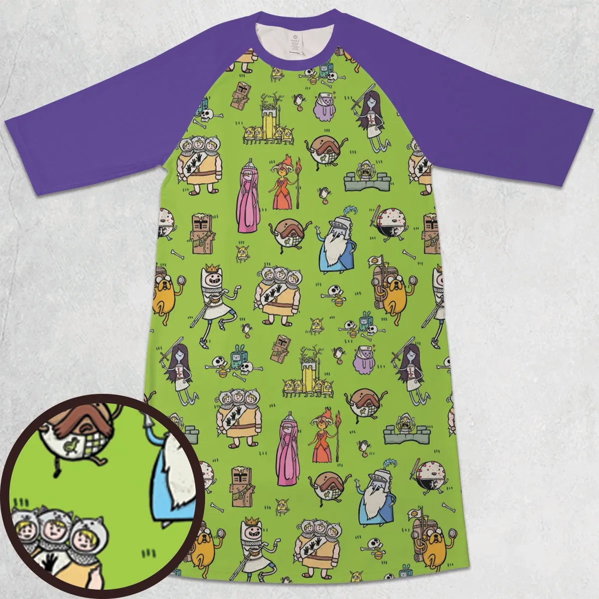 3/4 Sleeve Raglan Dress - 8WNMW41E