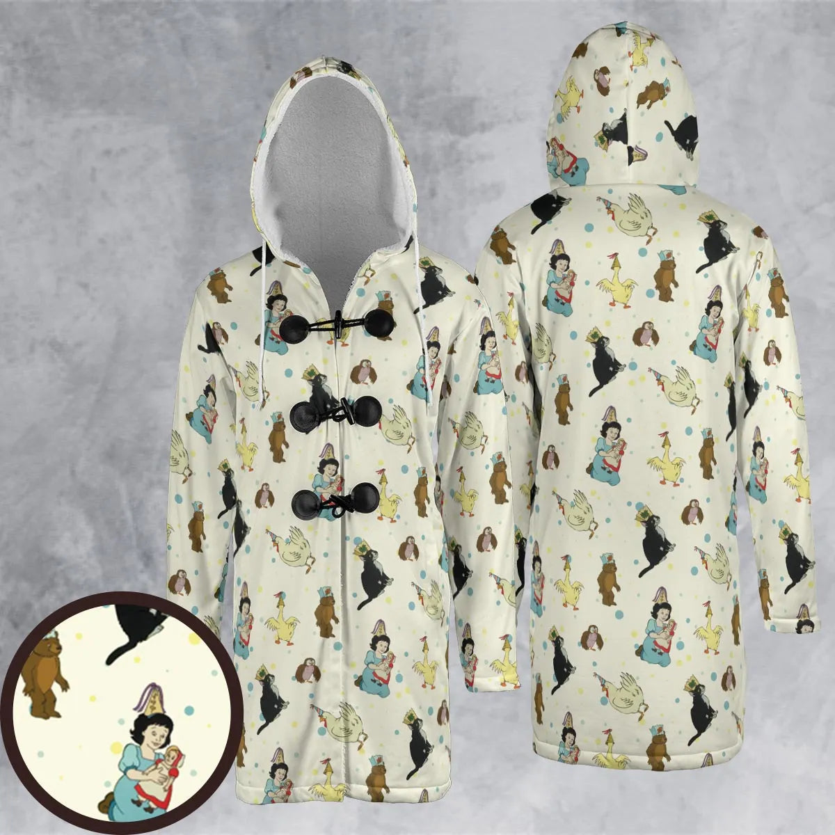 Hooded Cloak Coat - KAA92K1G