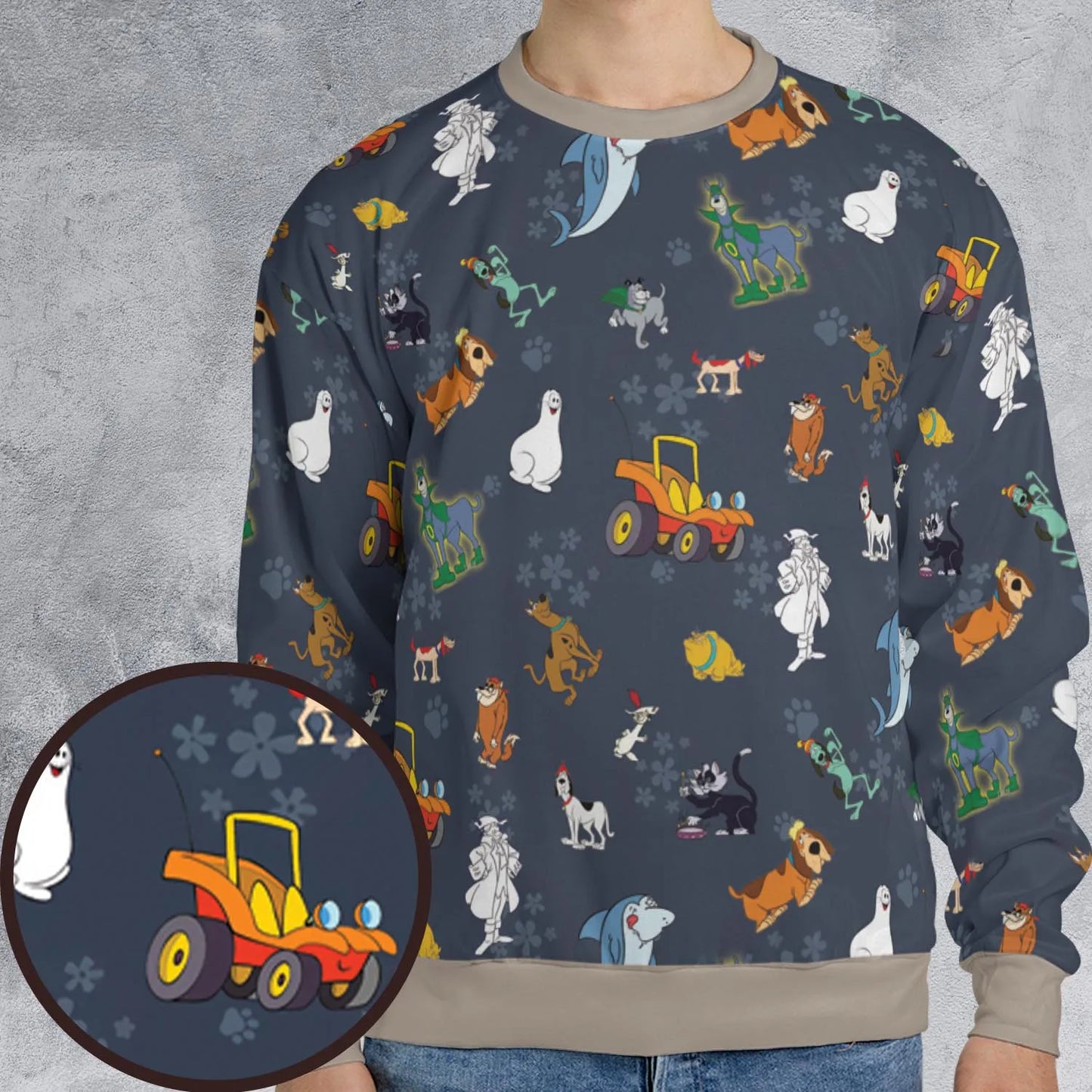 All-over Print Sweatshirt - 3CY3L82G