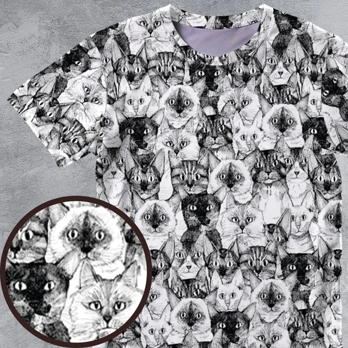 Just Cats All-Over Print Unisex T-Shirt