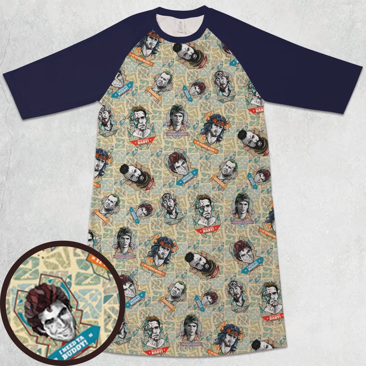 3/4 Sleeve Raglan Dress - LSTLLZ78