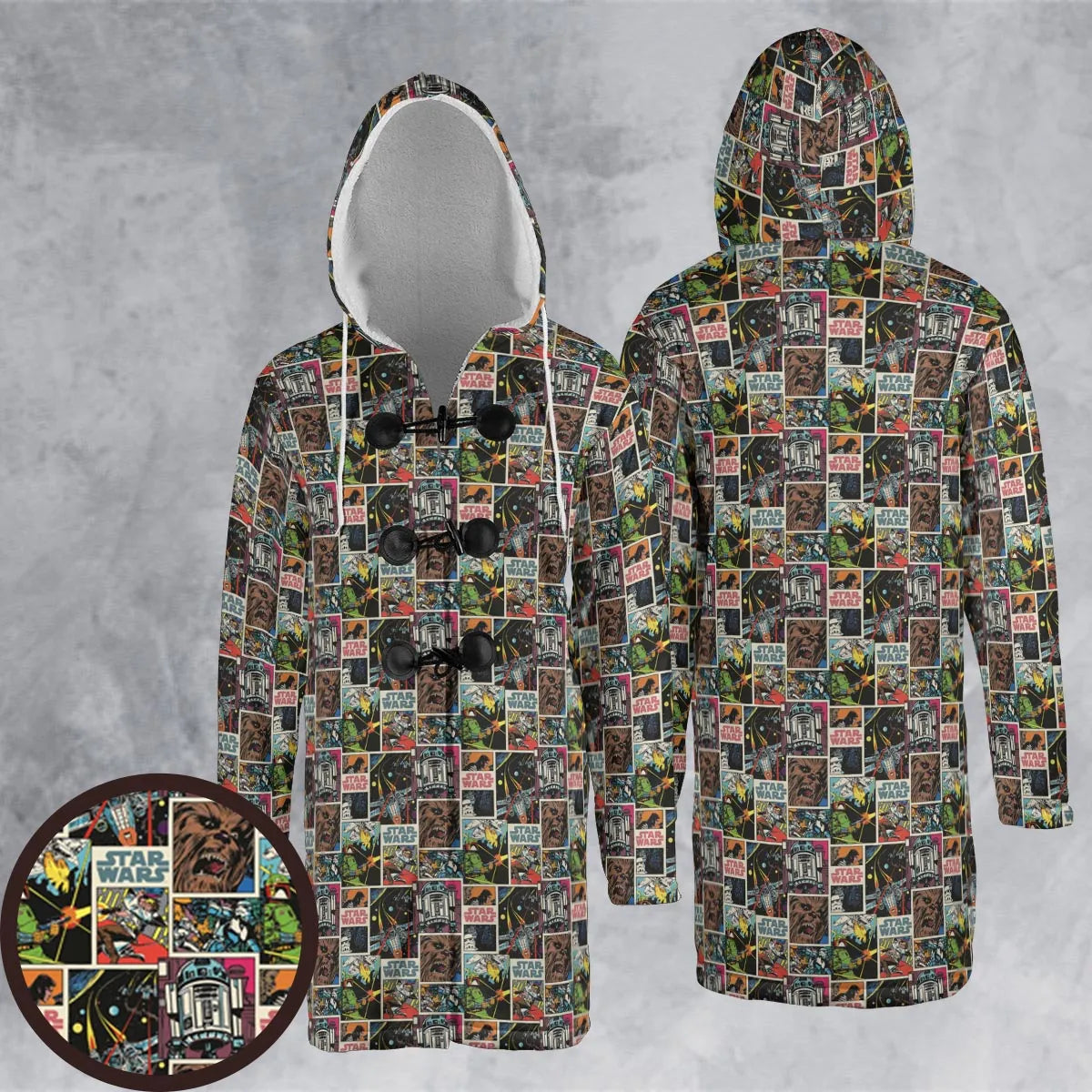Hooded Cloak Coat - QLQEC3WU