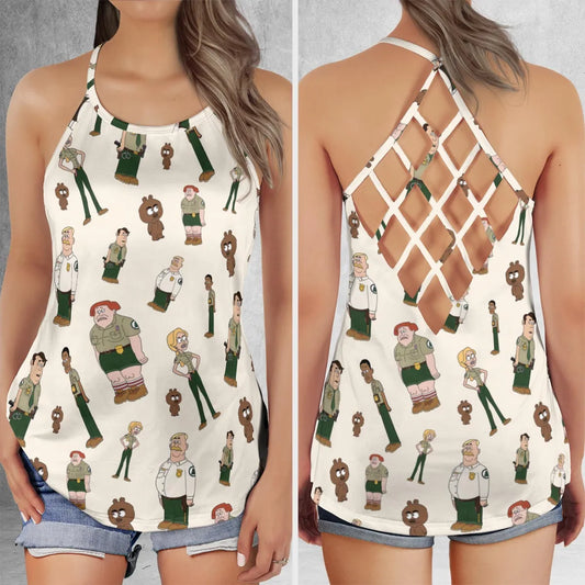 Criss Cross Tank Top - VPCWZKJP