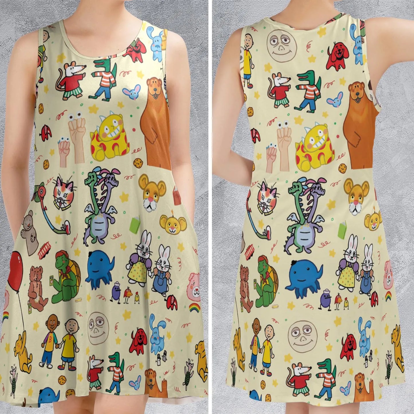 Sleeveless Dress - UVUKSTBF