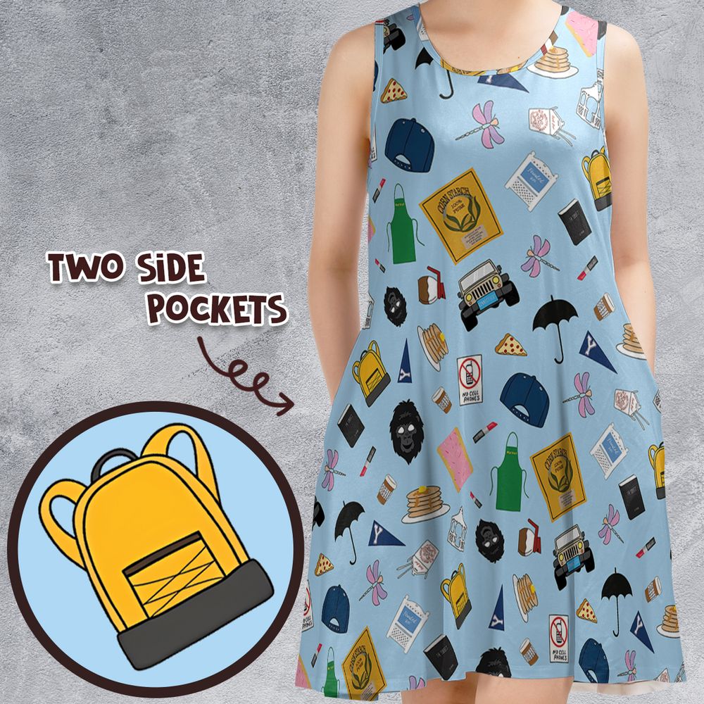 Sleeveless Dress - AJBLBL8N -  - 1