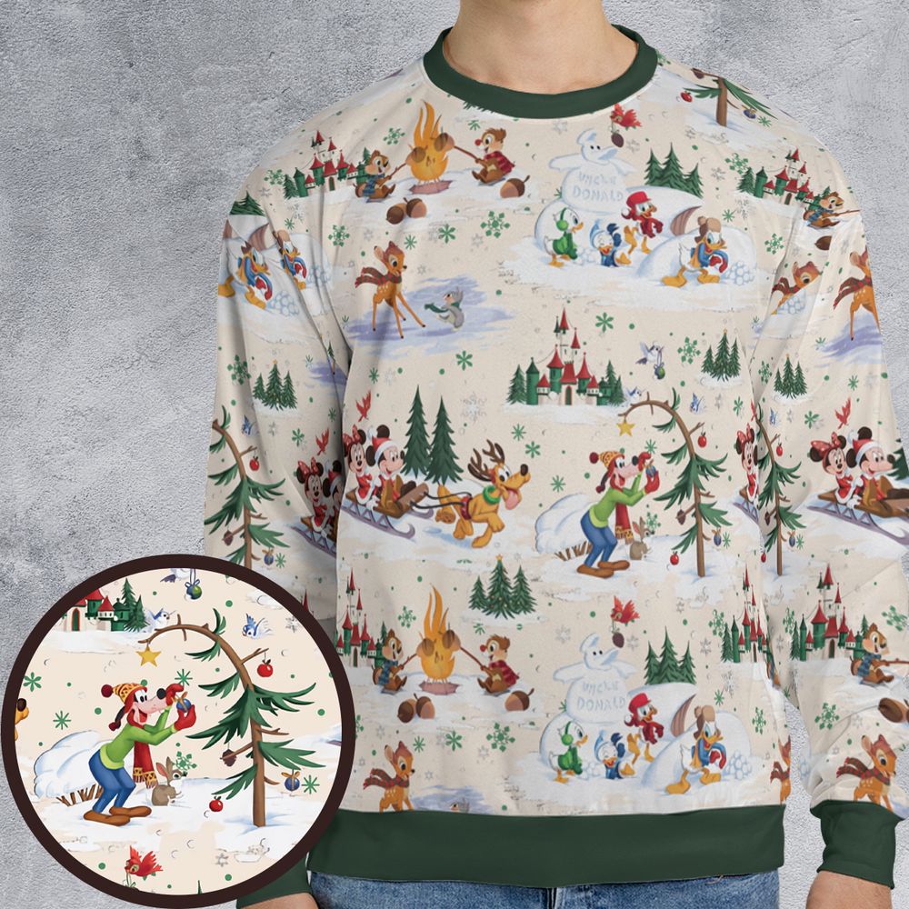 All-over Print Sweatshirt - AB6H9J8D -  - 1