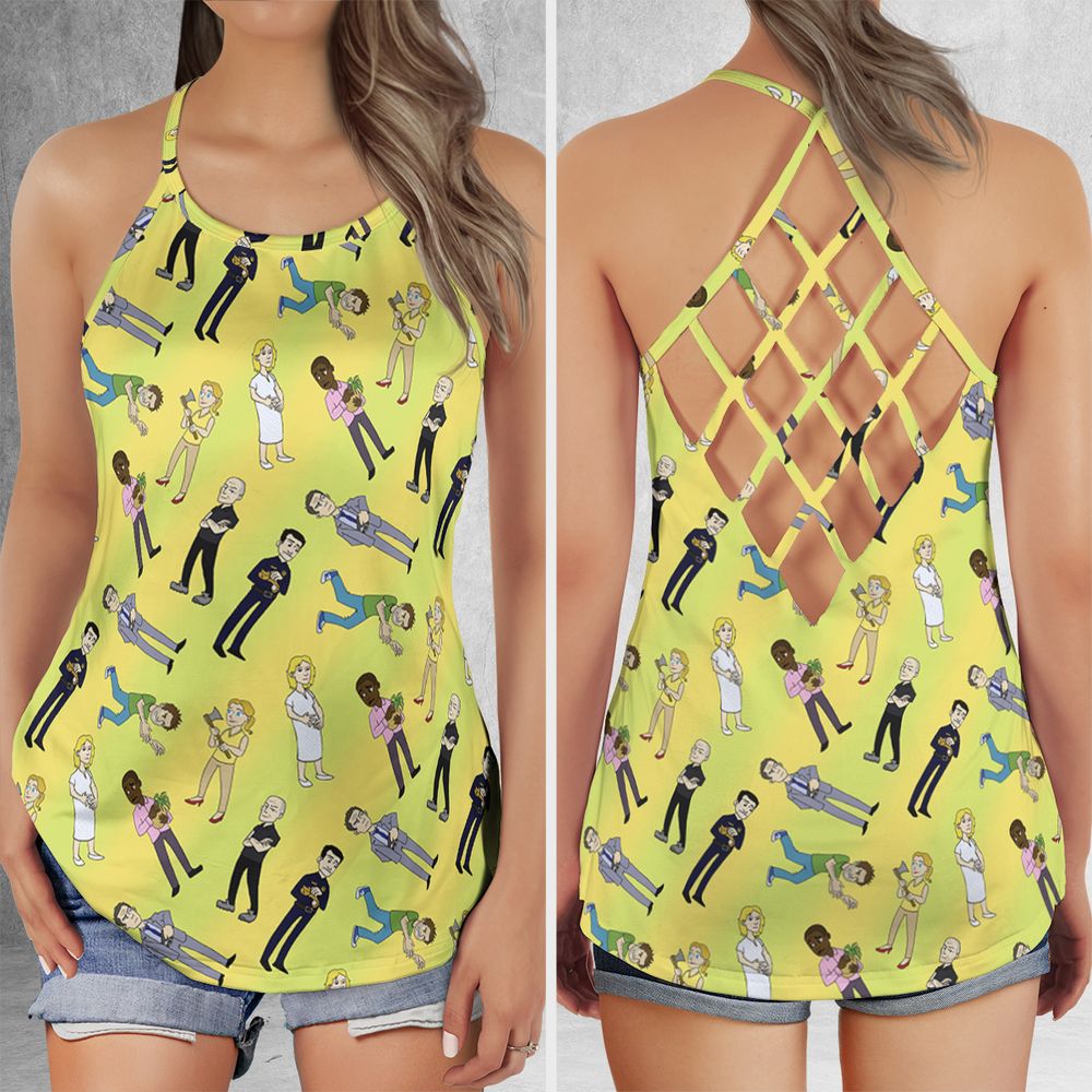 Criss Cross Tank Top - LFZQK96N -  - 1