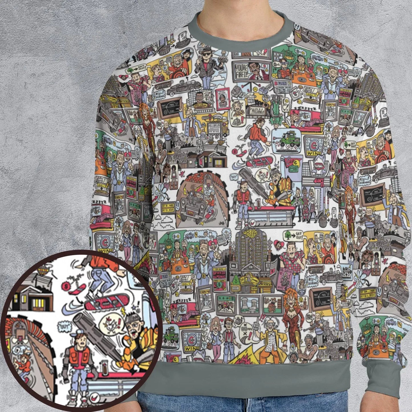 All-over Print Sweatshirt - DYCLGF5H