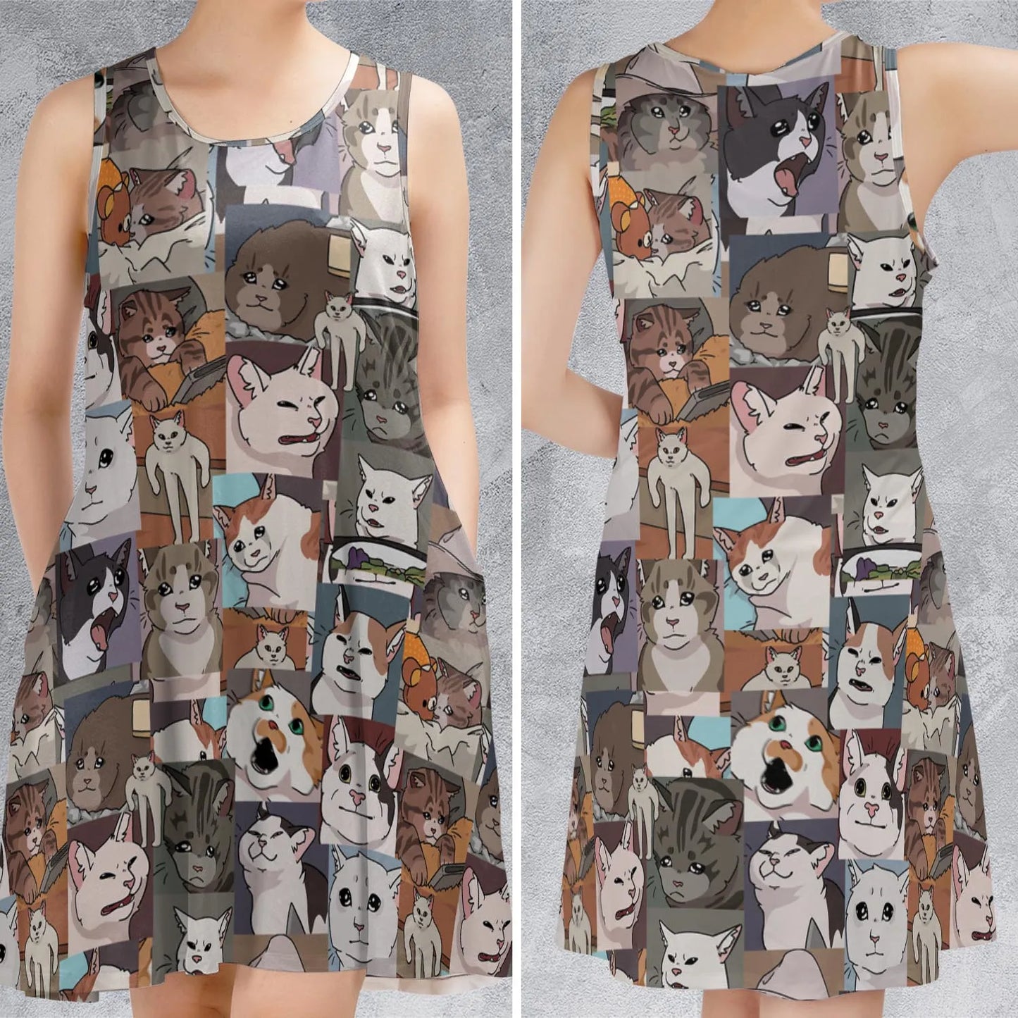 Sleeveless Dress - 7UWXYH9R