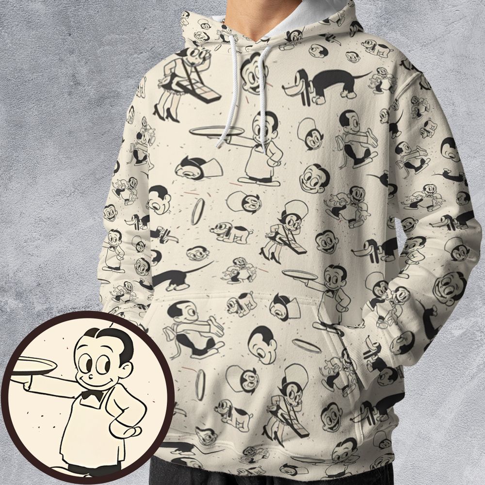 All-over Print Hoodie - Q7A8Q48J -  - 1