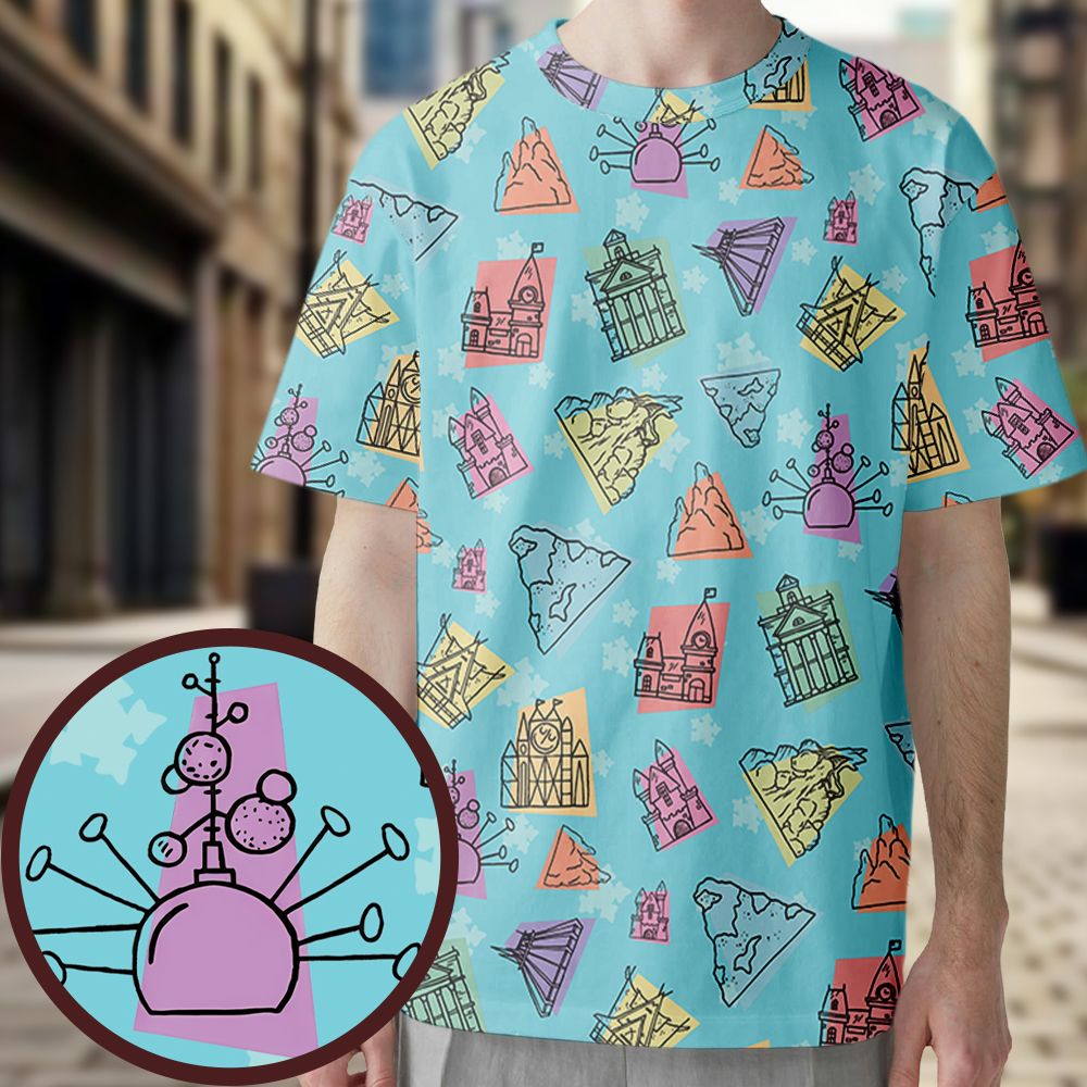 All-Over Print Unisex T-Shirt - 8721HWCA -  - 1