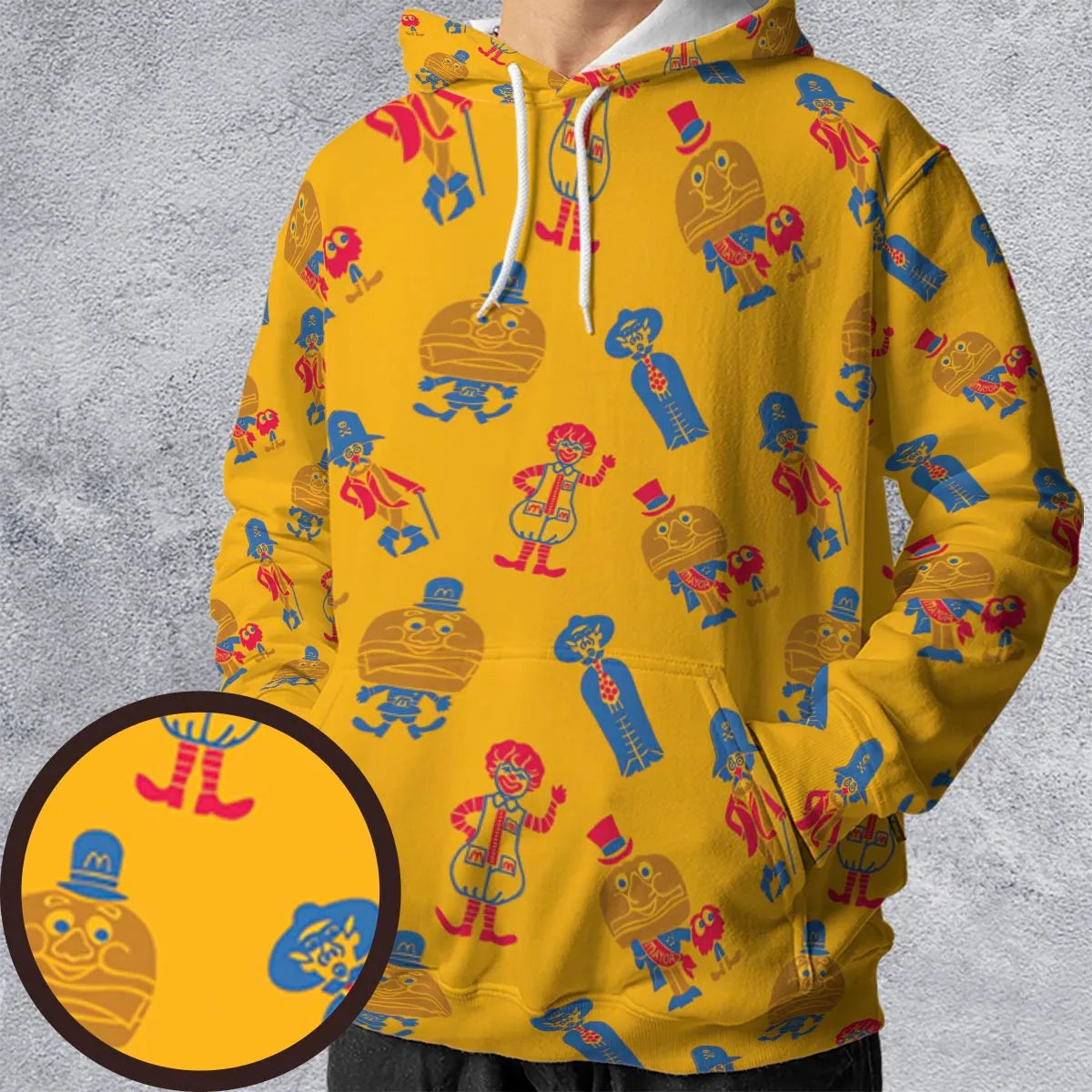 All-over Print Hoodie - CAKZESWV