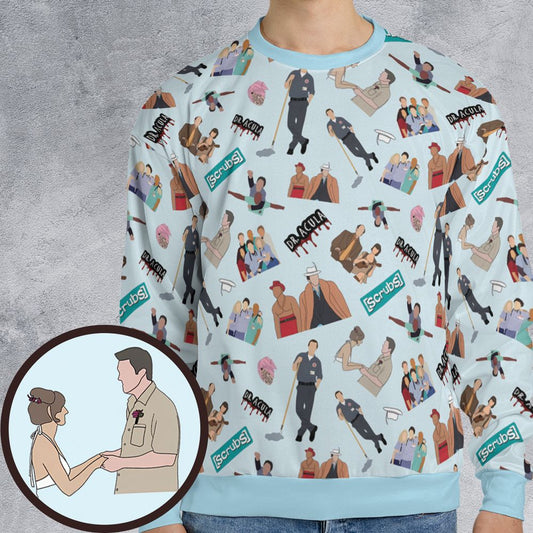 All-over Print Sweatshirt - K8ZLBQQ8 -  - 1