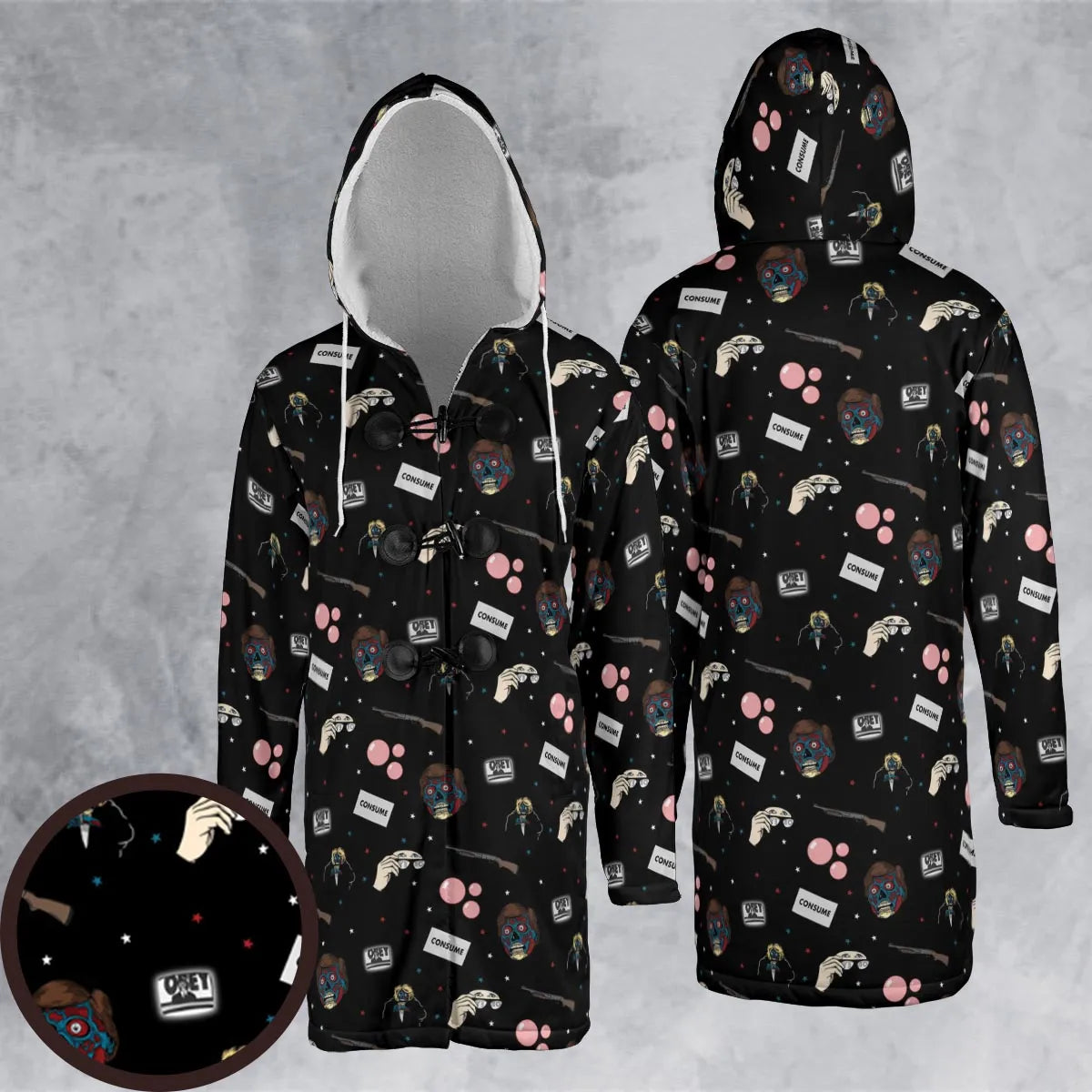 Hooded Cloak Coat - 4CMVAYTE