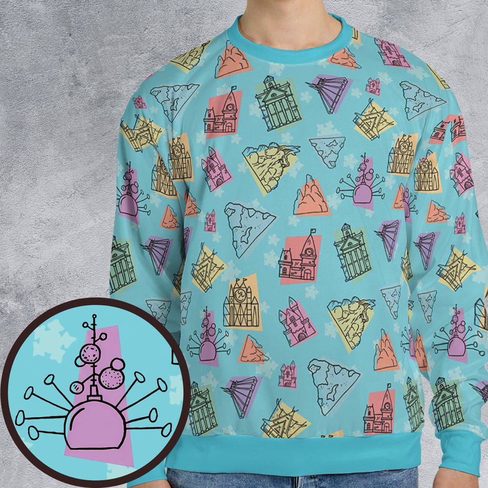 All-over Print Sweatshirt - QM1B7A67 -  - 1