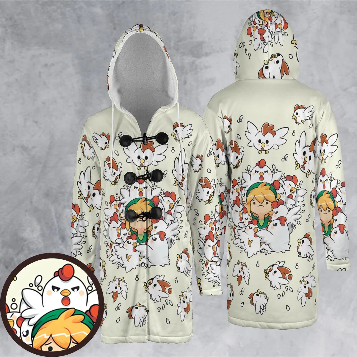 Hooded Cloak Coat - TQCE94YV