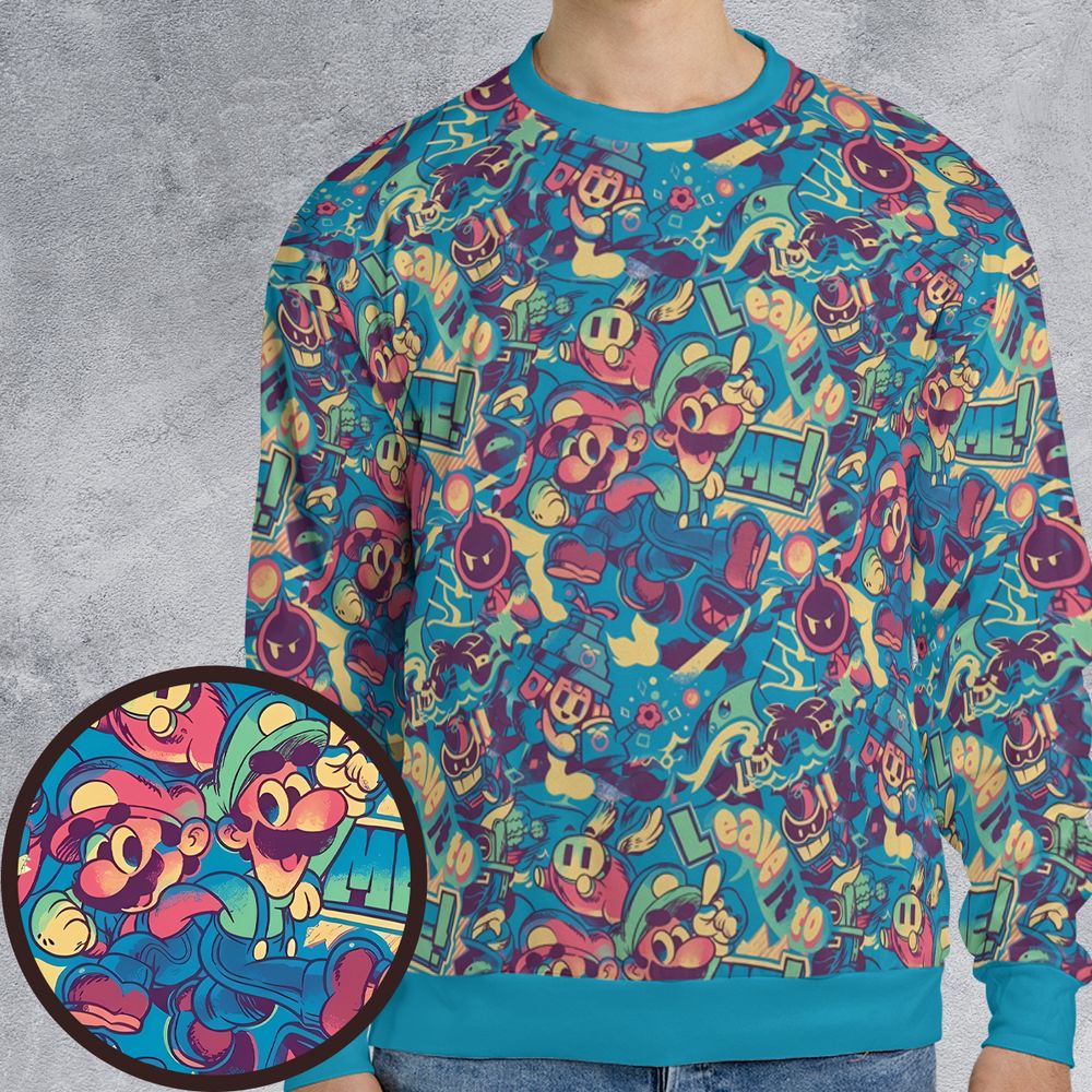 All-over Print Sweatshirt - VEJQ7JY4 -  - 1
