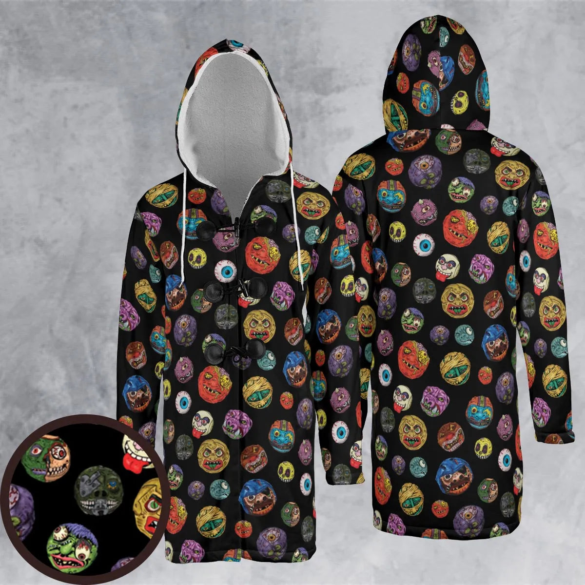 Hooded Cloak Coat - 244SZXGK