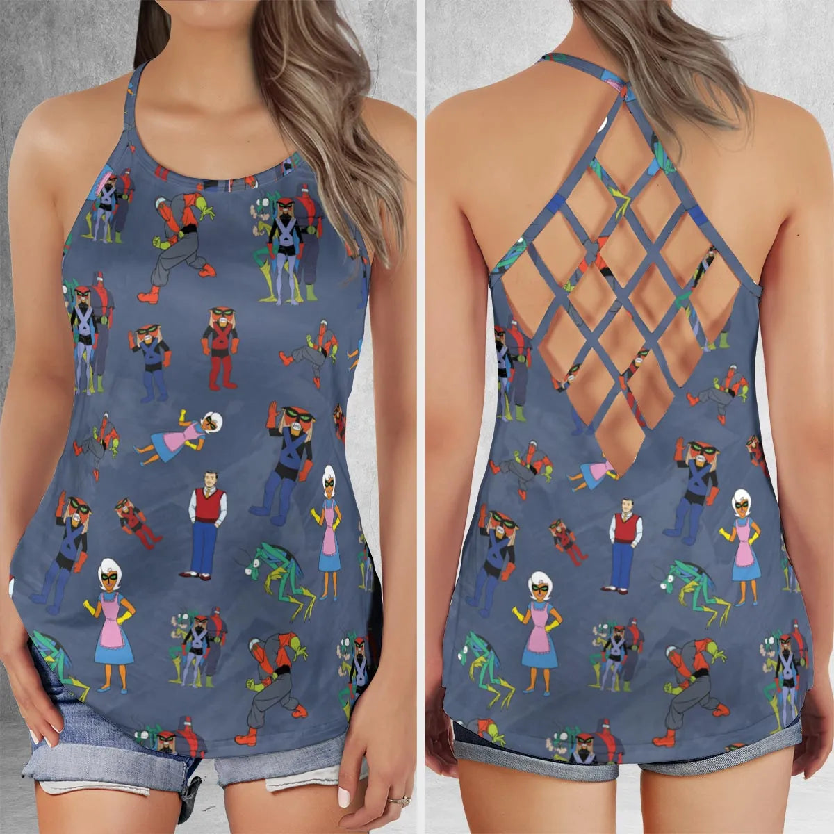 Criss Cross Tank Top - VMMUM5A4