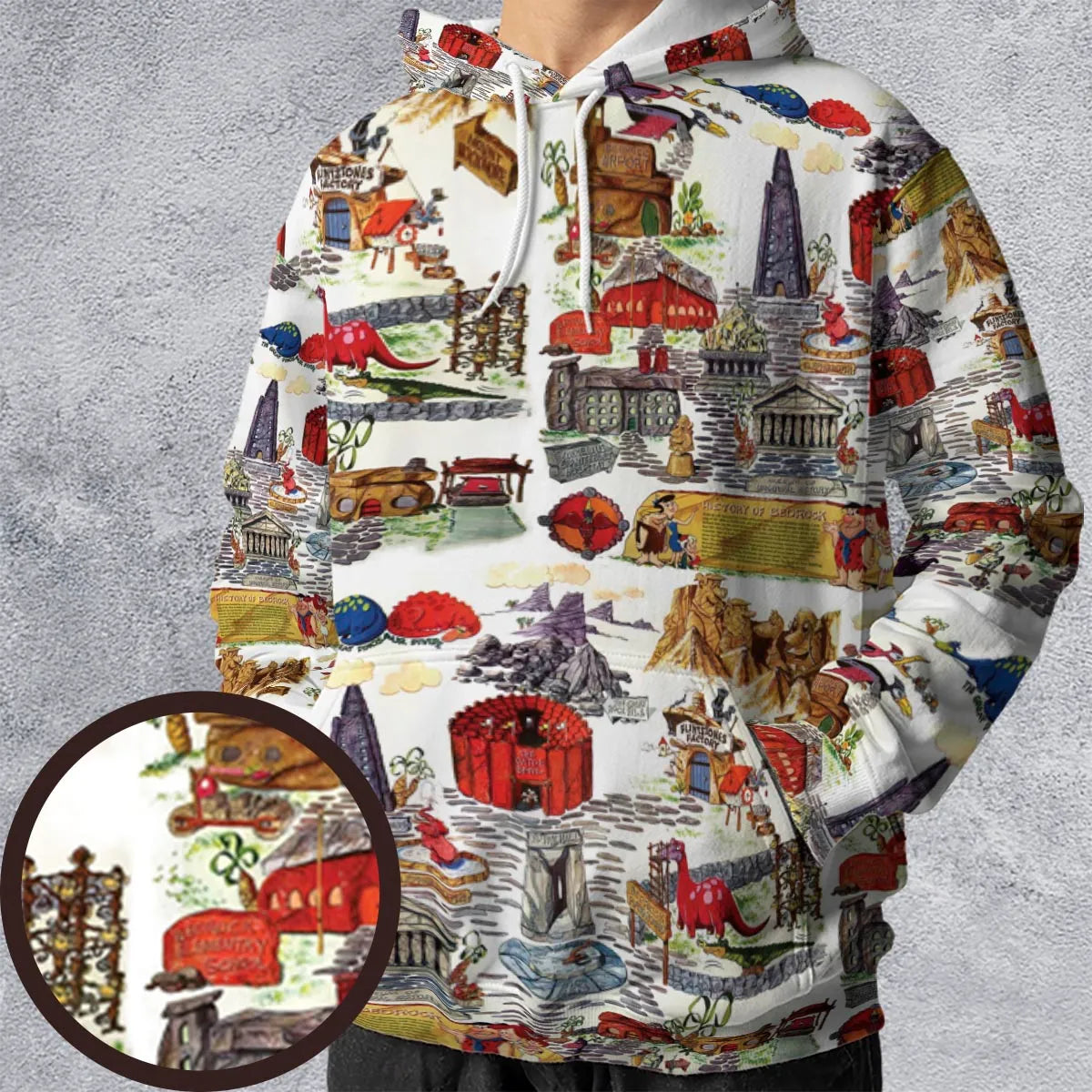 All-over Print Hoodie - 8FCQ3N8M
