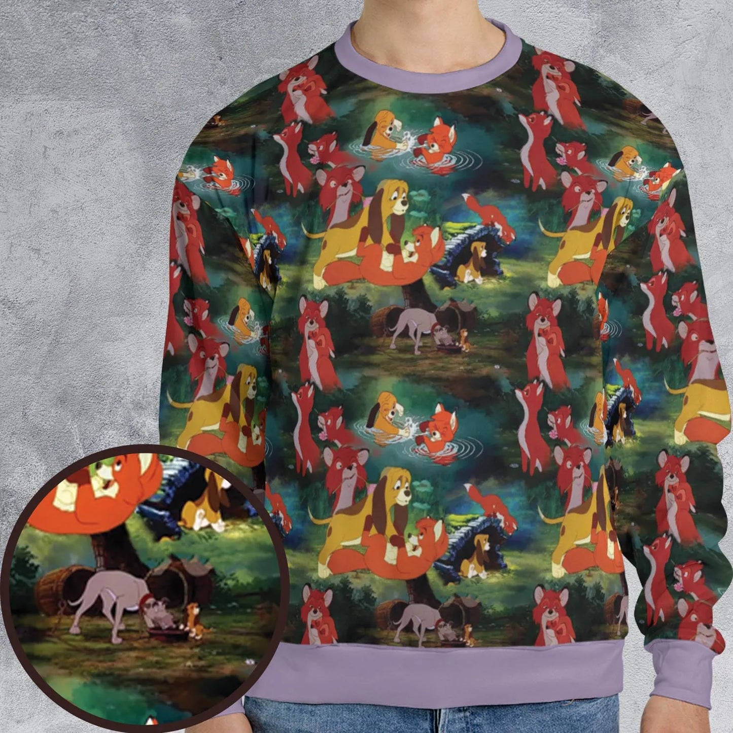 All-over Print Sweatshirt - B5J4DP3B