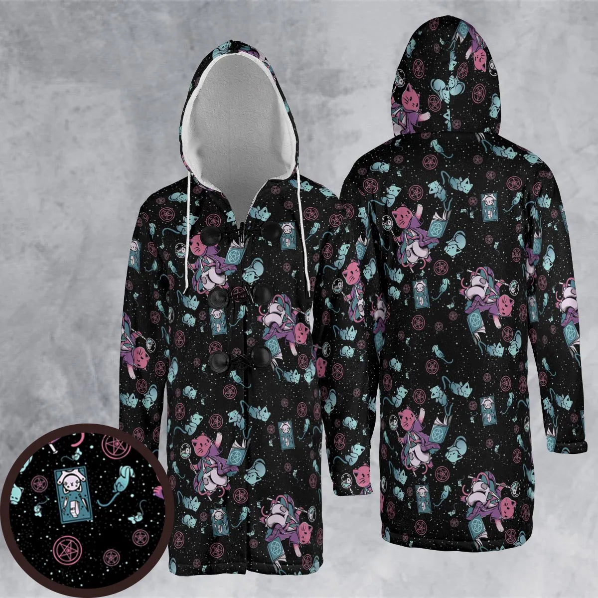 Hooded Cloak Coat - 47GC4Y1S