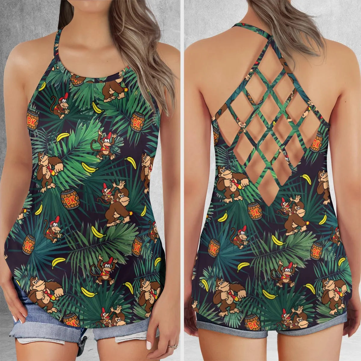 Criss Cross Tank Top - ULGPQDSE
