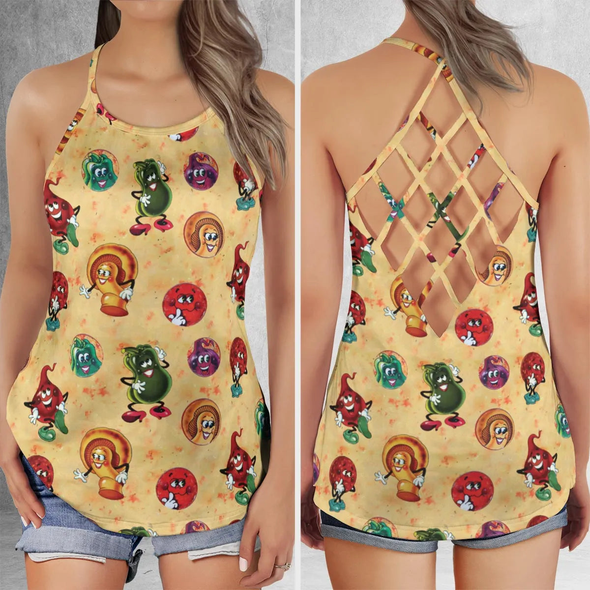 Criss Cross Tank Top - WKSJMRMT