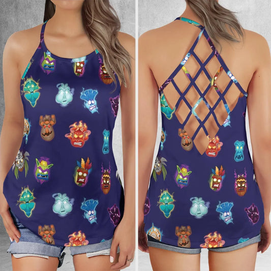 Criss Cross Tank Top - HCQVX6TU