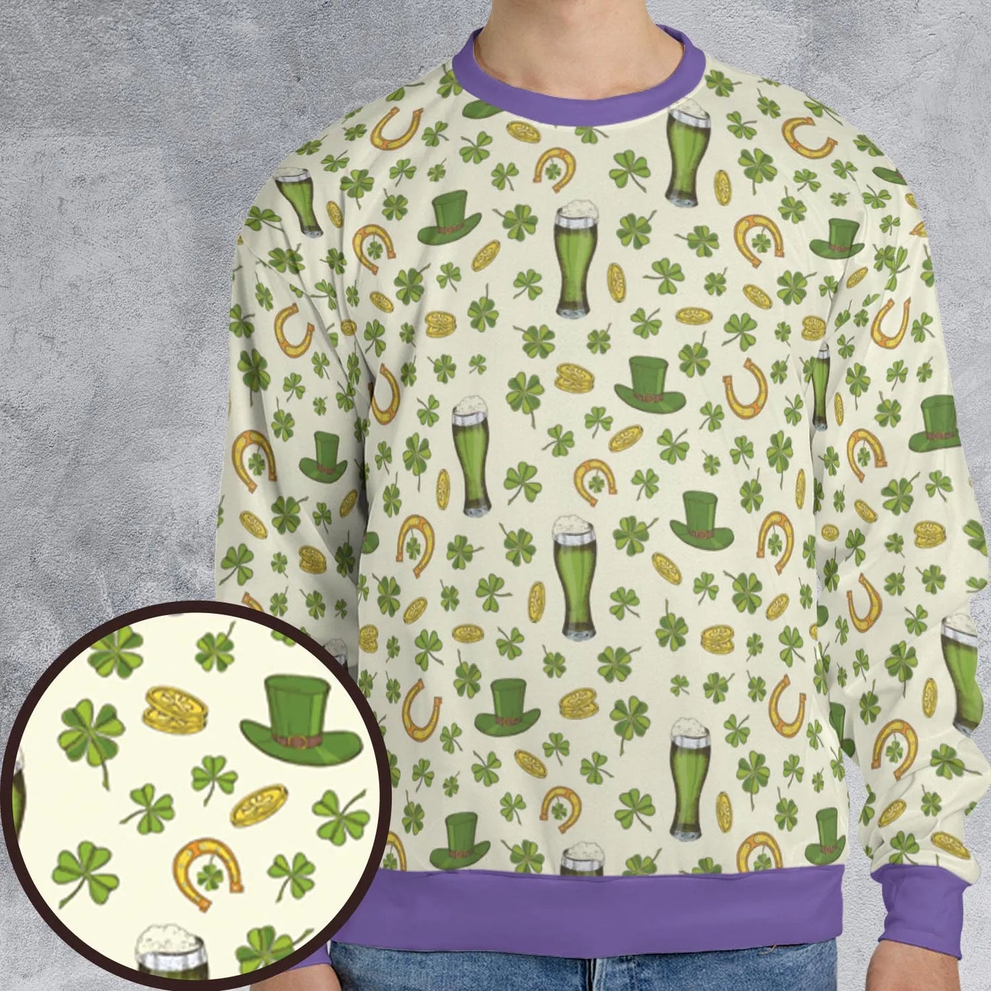 All-over Print Sweatshirt - H5AY28XL