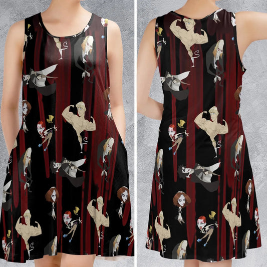 Sleeveless Dress - W68PV8GL
