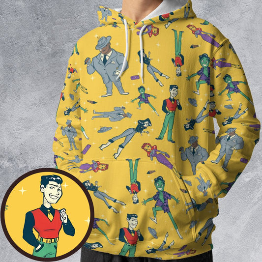 All-over Print Hoodie - QPFMN73G -  - 1