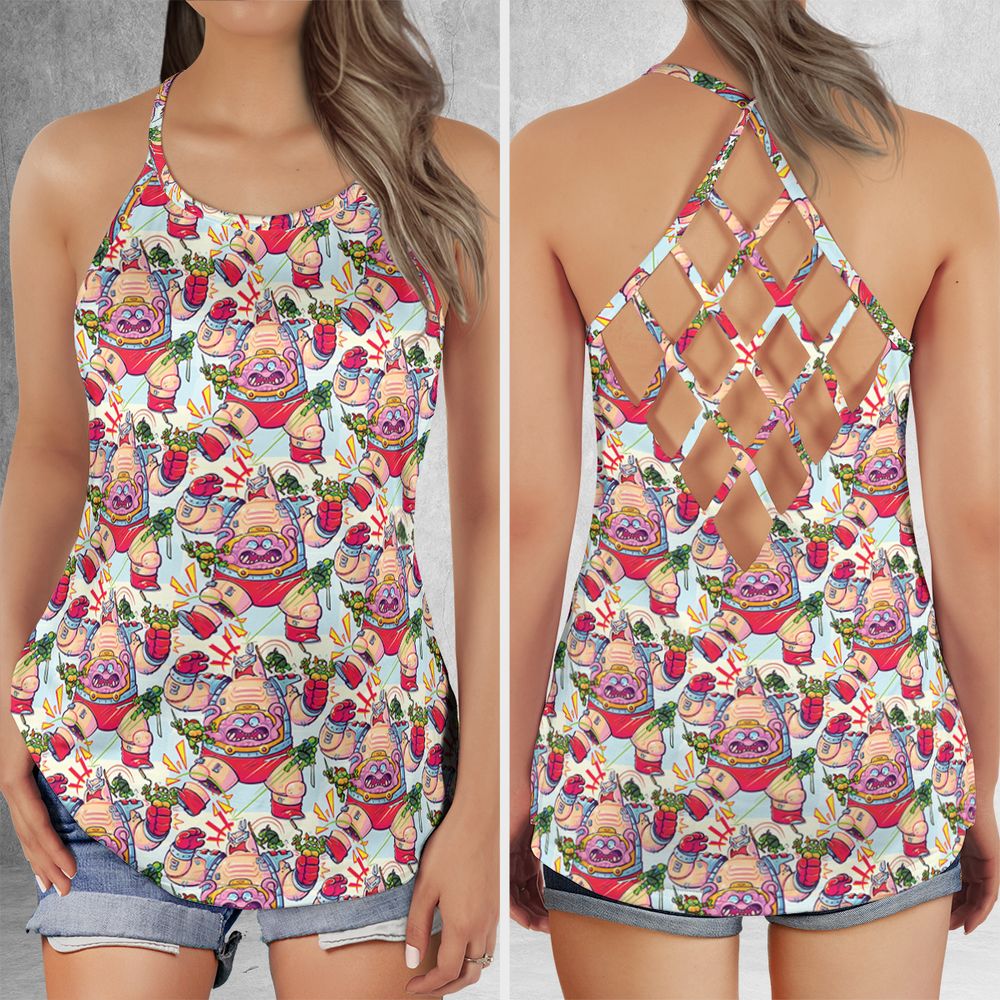 Criss Cross Tank Top - Y9H6BXH3 -  - 1