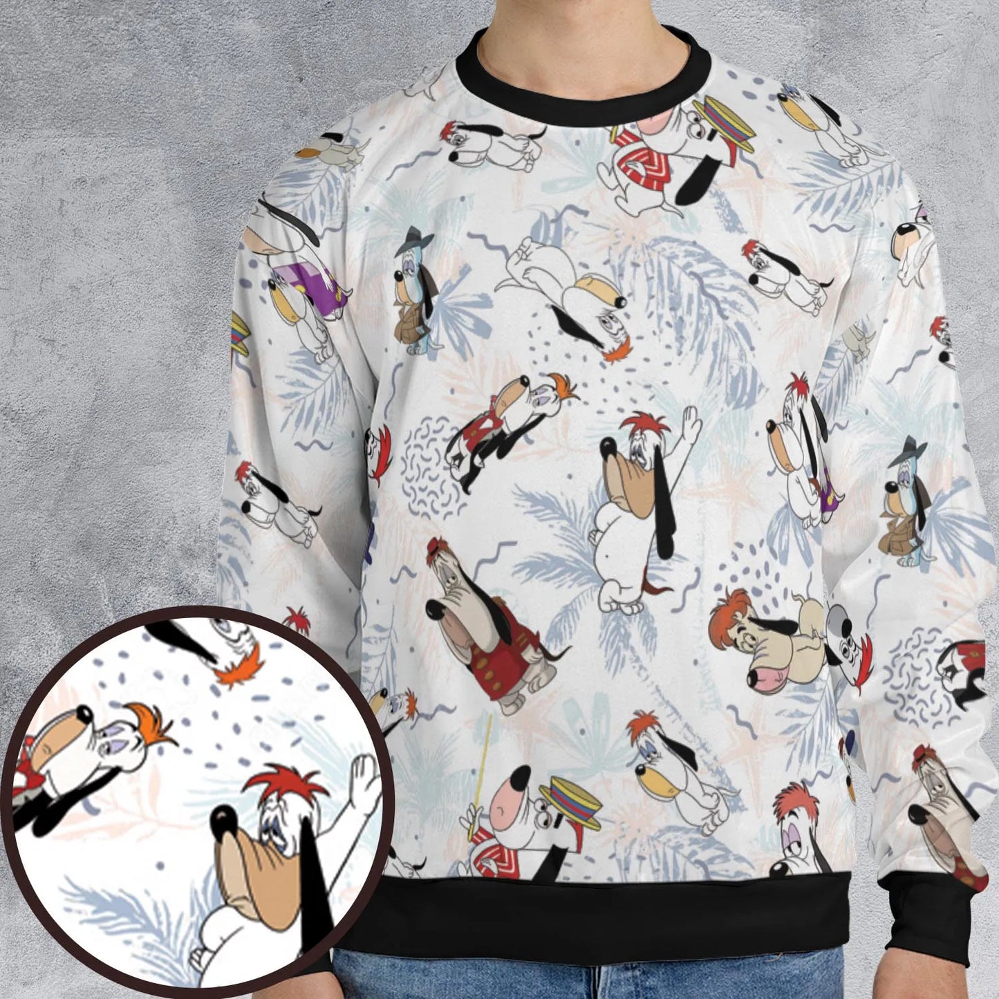 All-over Print Sweatshirt - BJJV7LN3