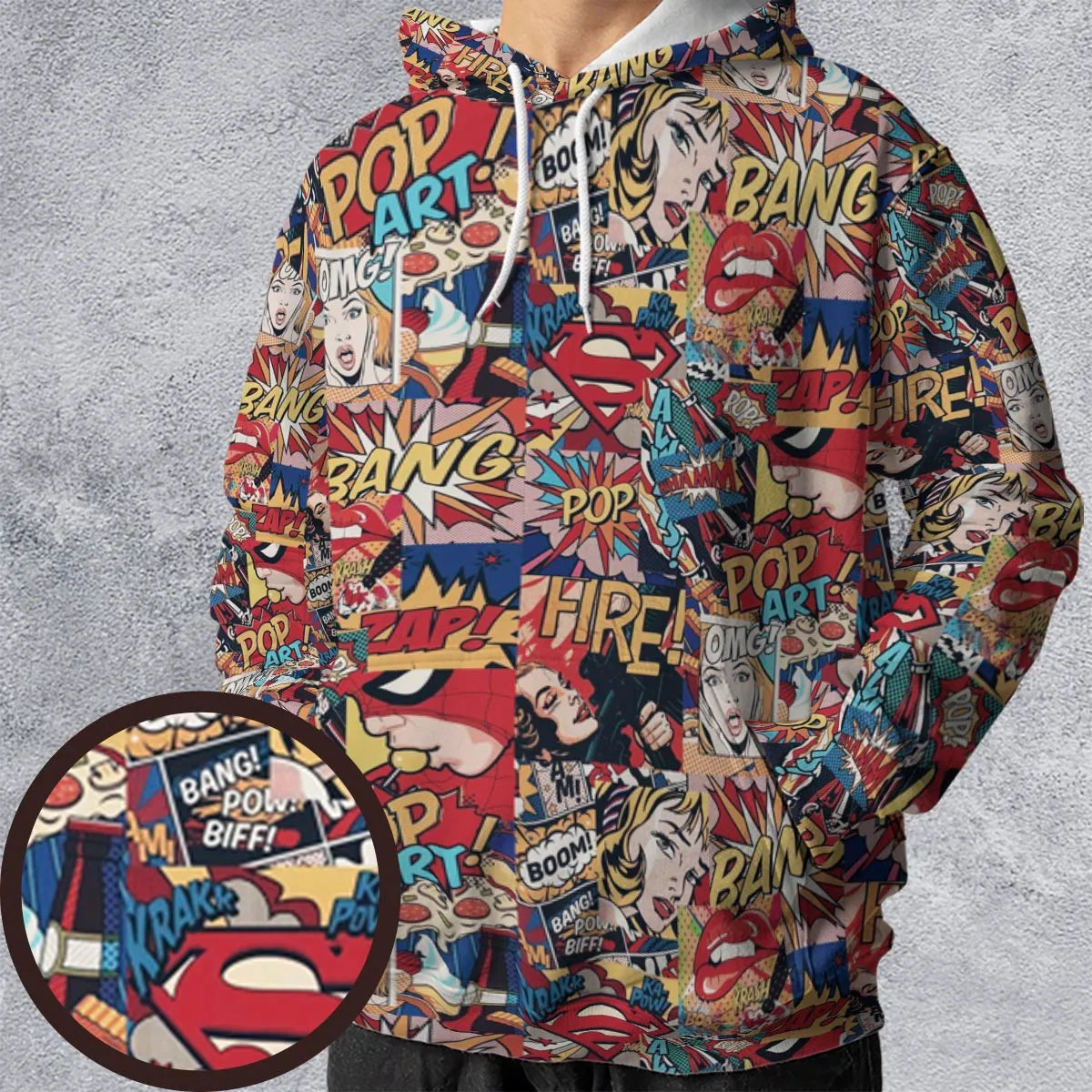 All-over Print Hoodie - JD26G3WQ