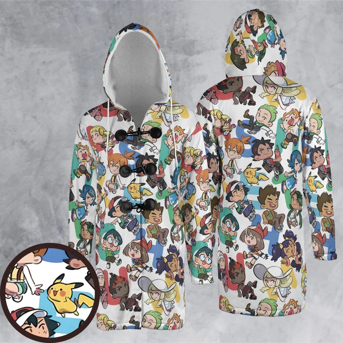 Hooded Cloak Coat - JDUJTRTY