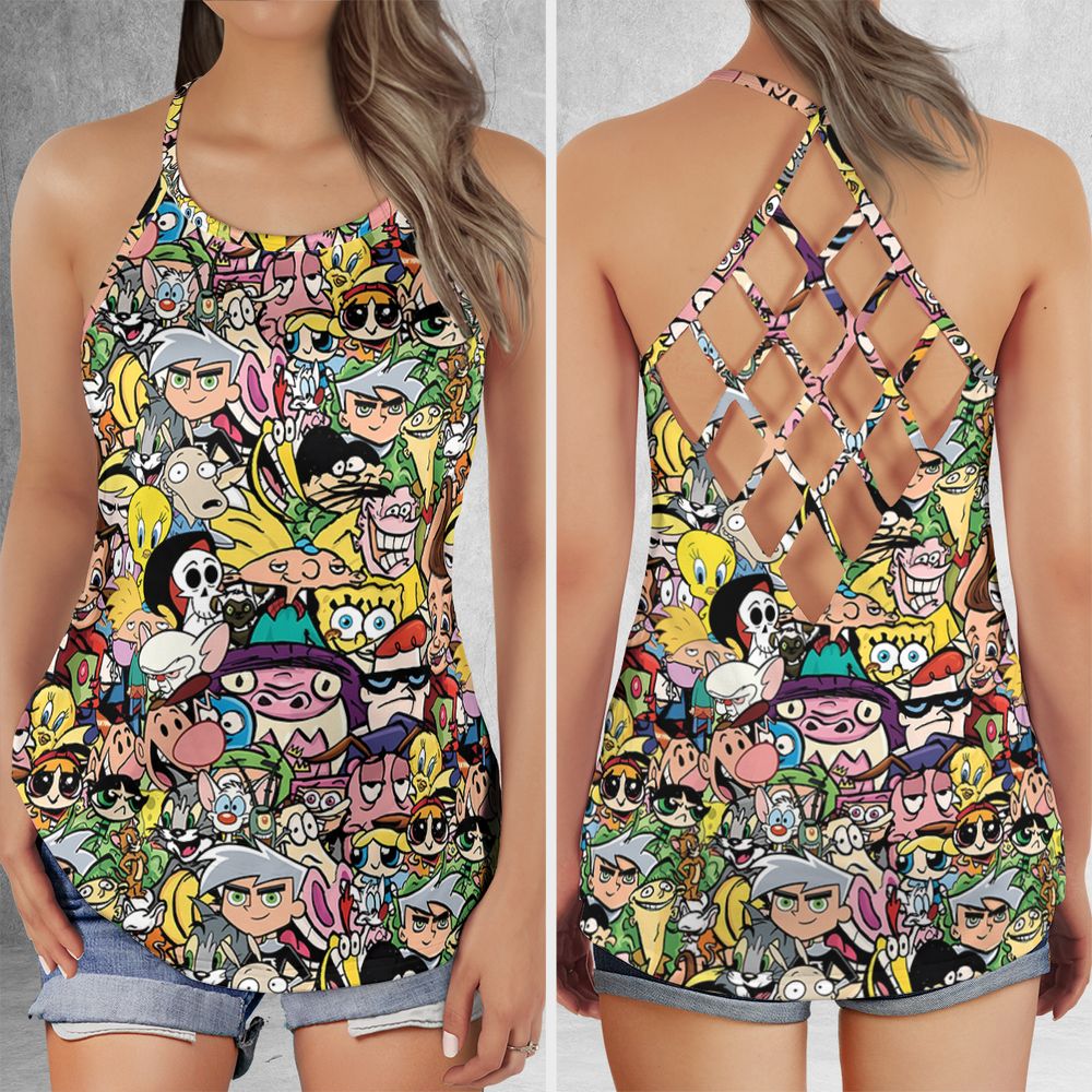 Criss Cross Tank Top - 9ALM7HKS -  - 1