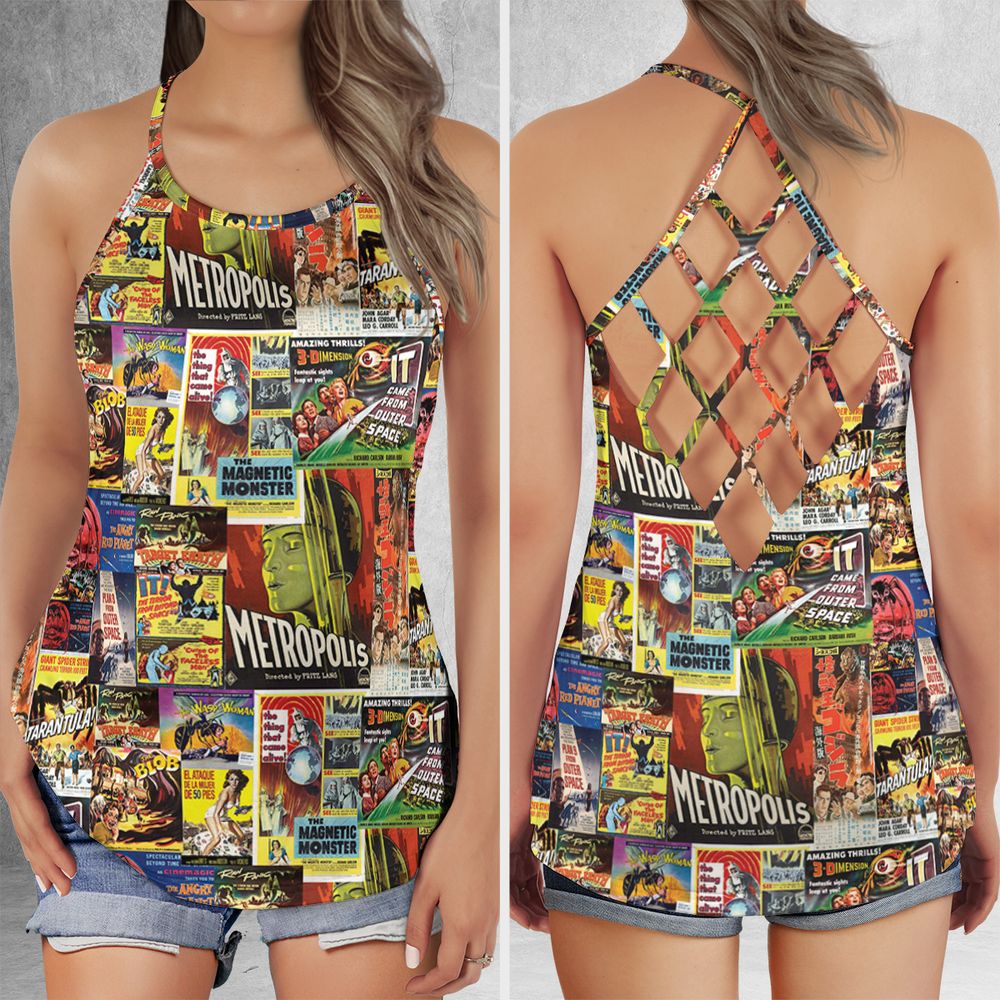 Criss Cross Tank Top - P4HYMC1N -  - 1