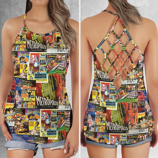 Criss Cross Tank Top - P4HYMC1N -  - 1