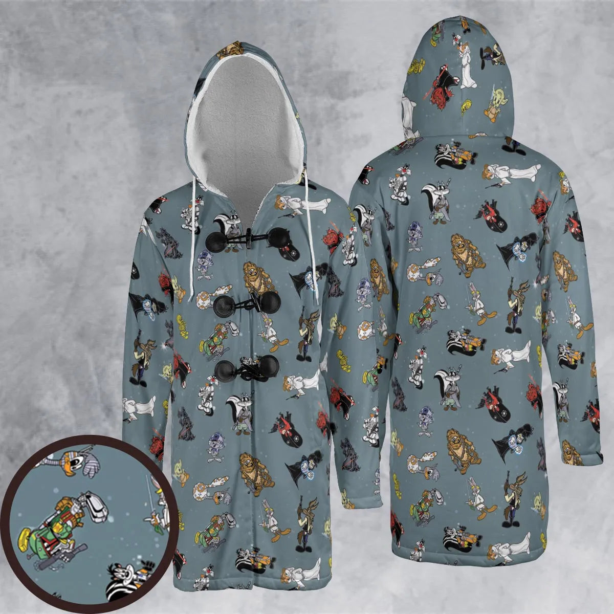 Hooded Cloak Coat - V8ZCE2ZJ