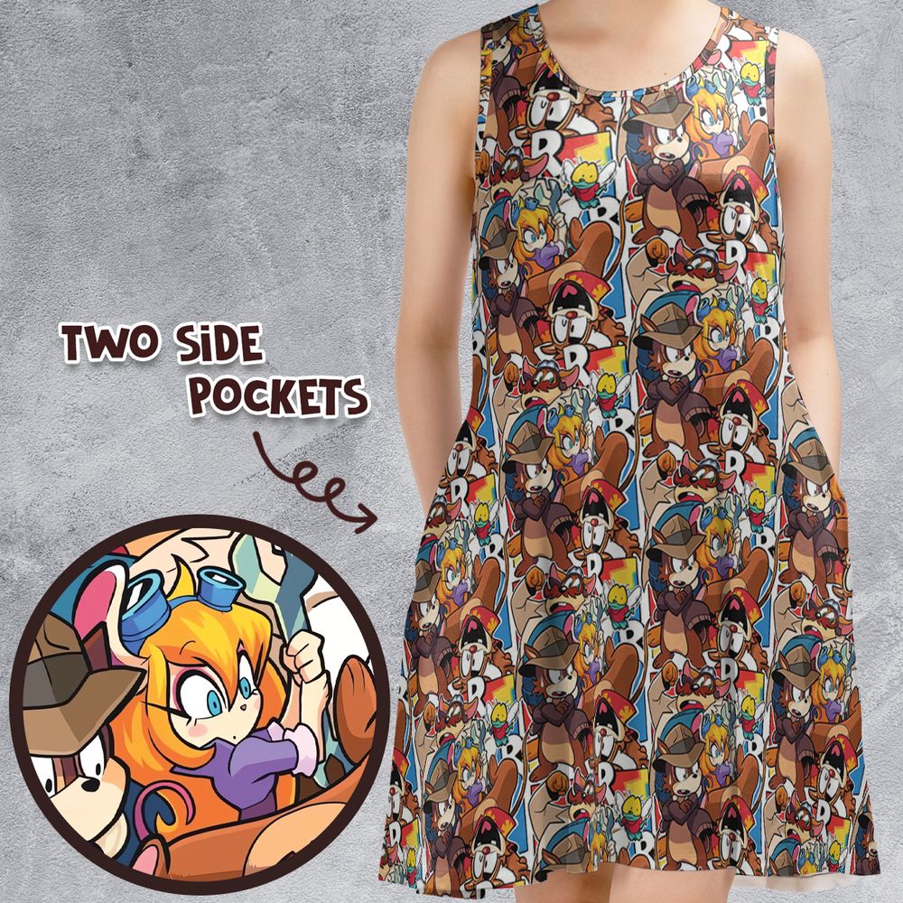Sleeveless Dress - X32J7191 -  - 1