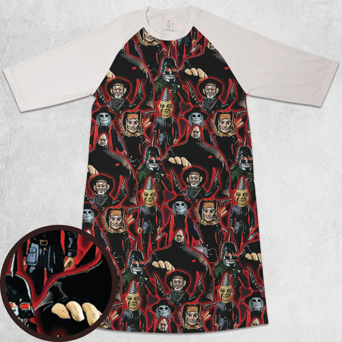 3/4 Sleeve Raglan Dress - C5ACTXBS