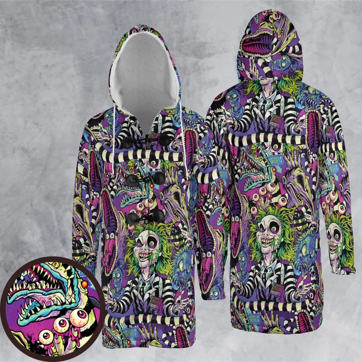 Hooded Cloak Coat - JZ97E7JD