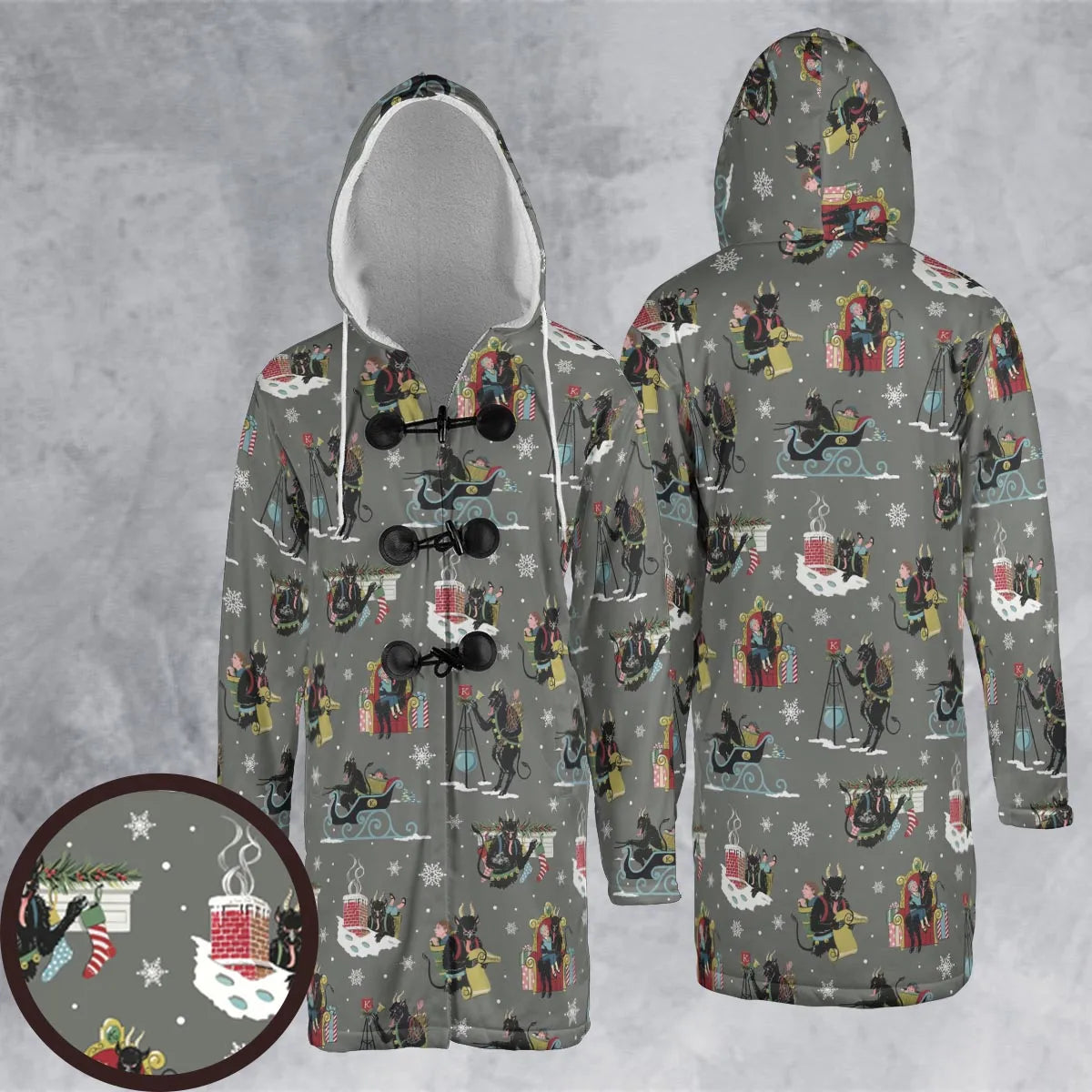 Hooded Cloak Coat - W13H99JM