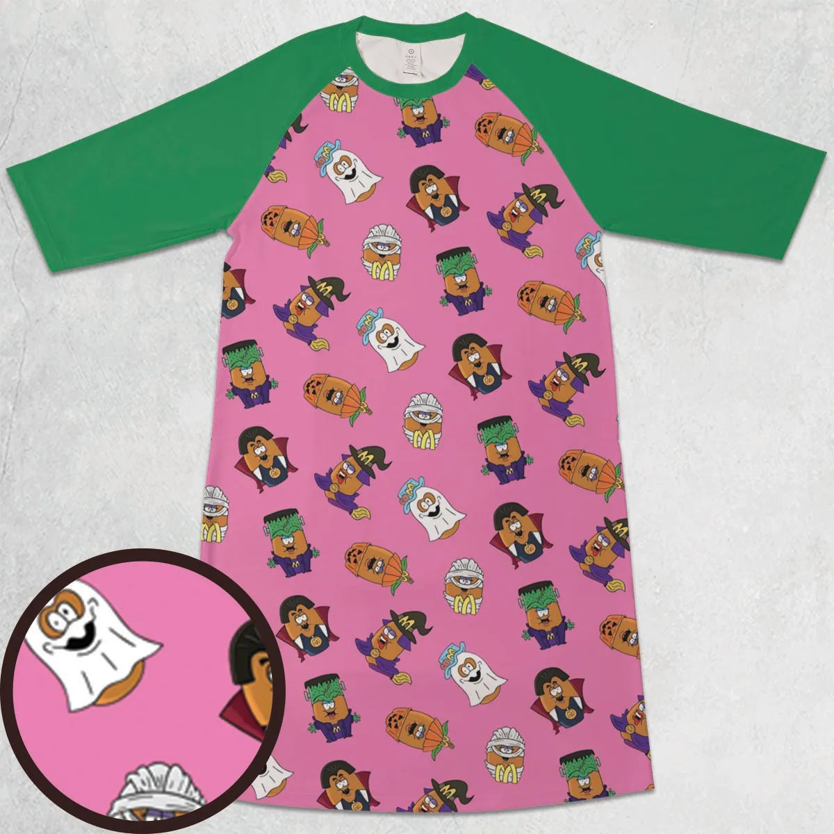 3/4 Sleeve Raglan Dress - 9ANYZ39H