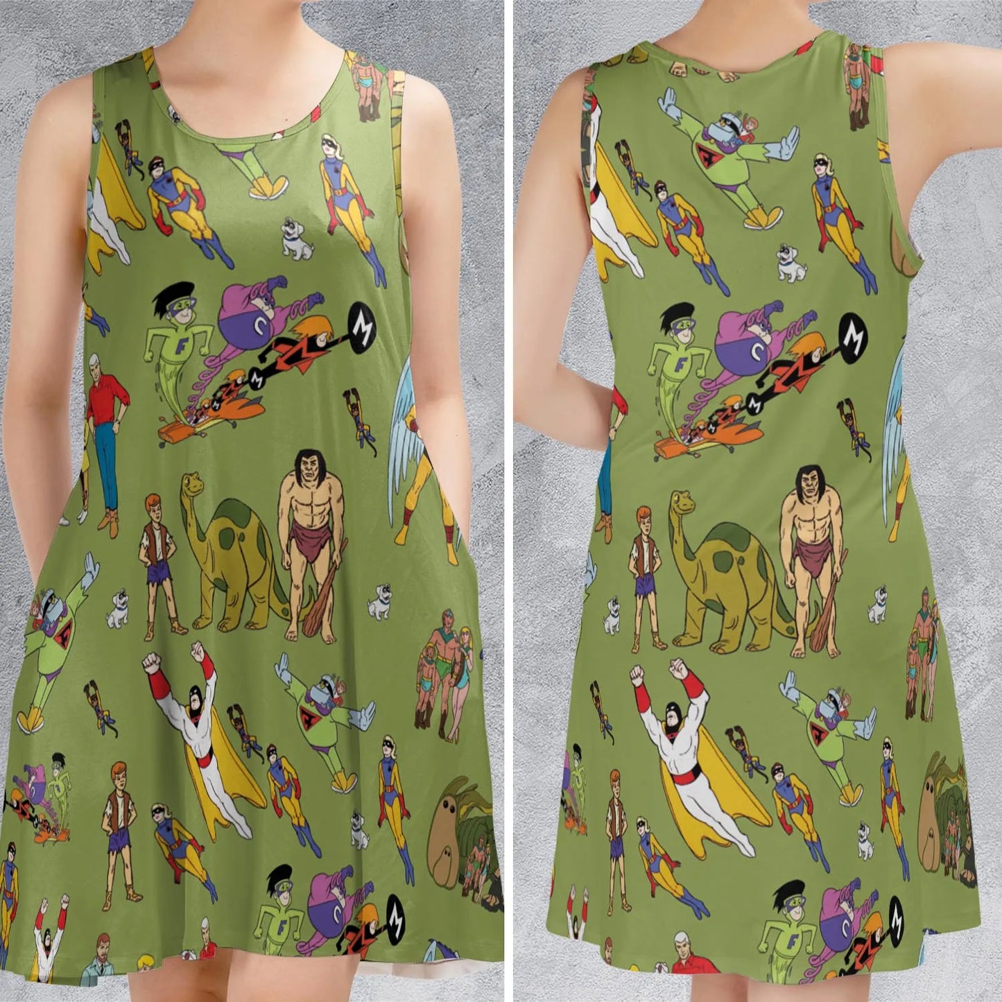 Sleeveless Dress - XUVTFHHQ