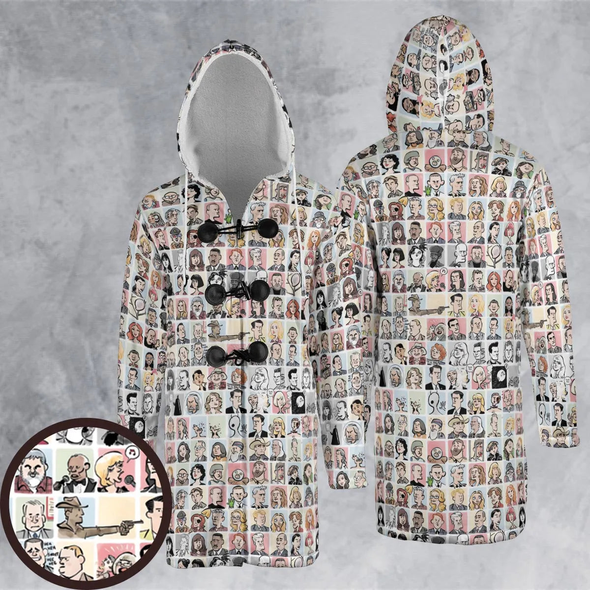 Hooded Cloak Coat - YR5DT4LL