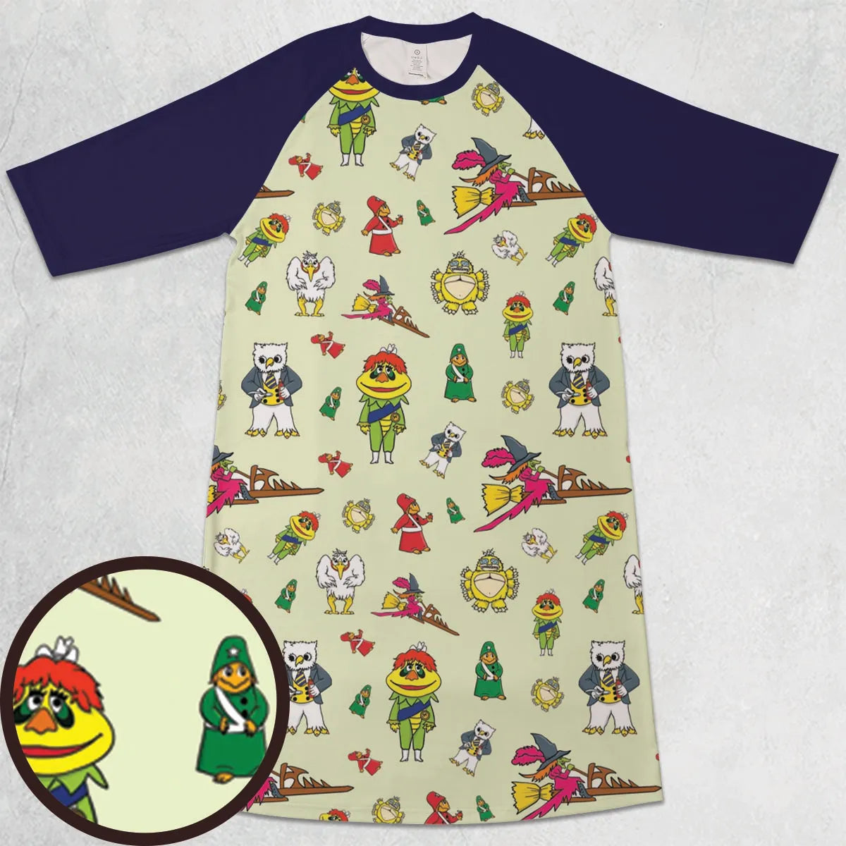 3/4 Sleeve Raglan Dress - GA5ALEBR