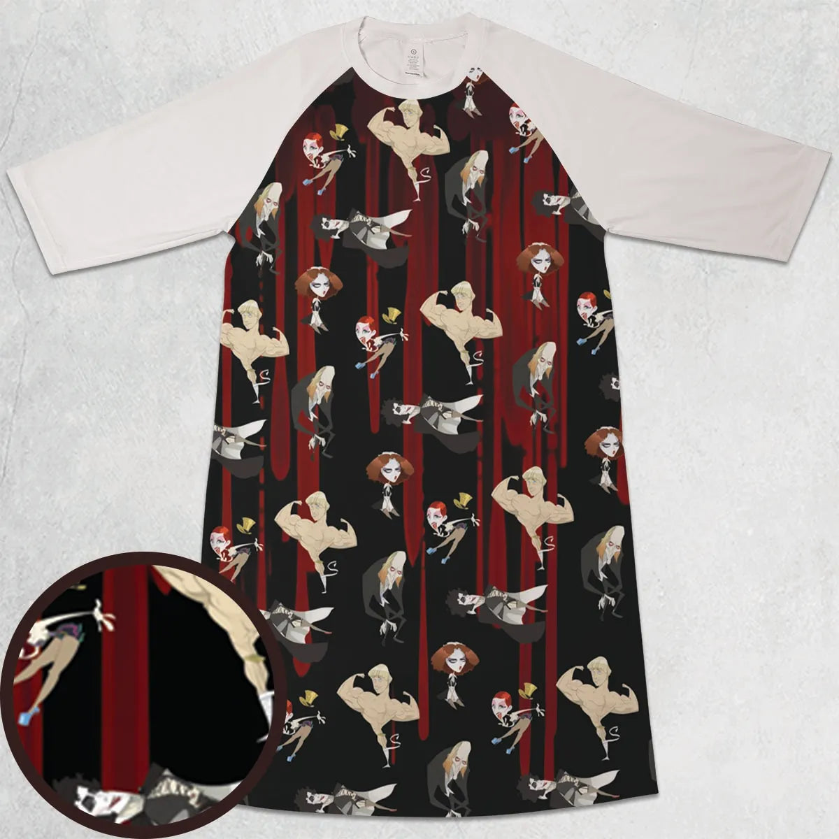 3/4 Sleeve Raglan Dress - 2QRJM72S