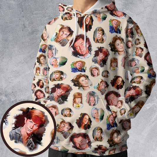 All-over Print Hoodie - TGJJ1CW5 -  - 1
